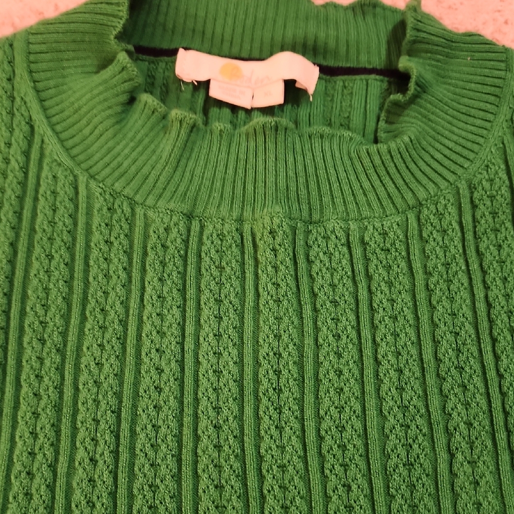 Boden Vibrant Green Cowl Neck Sweater